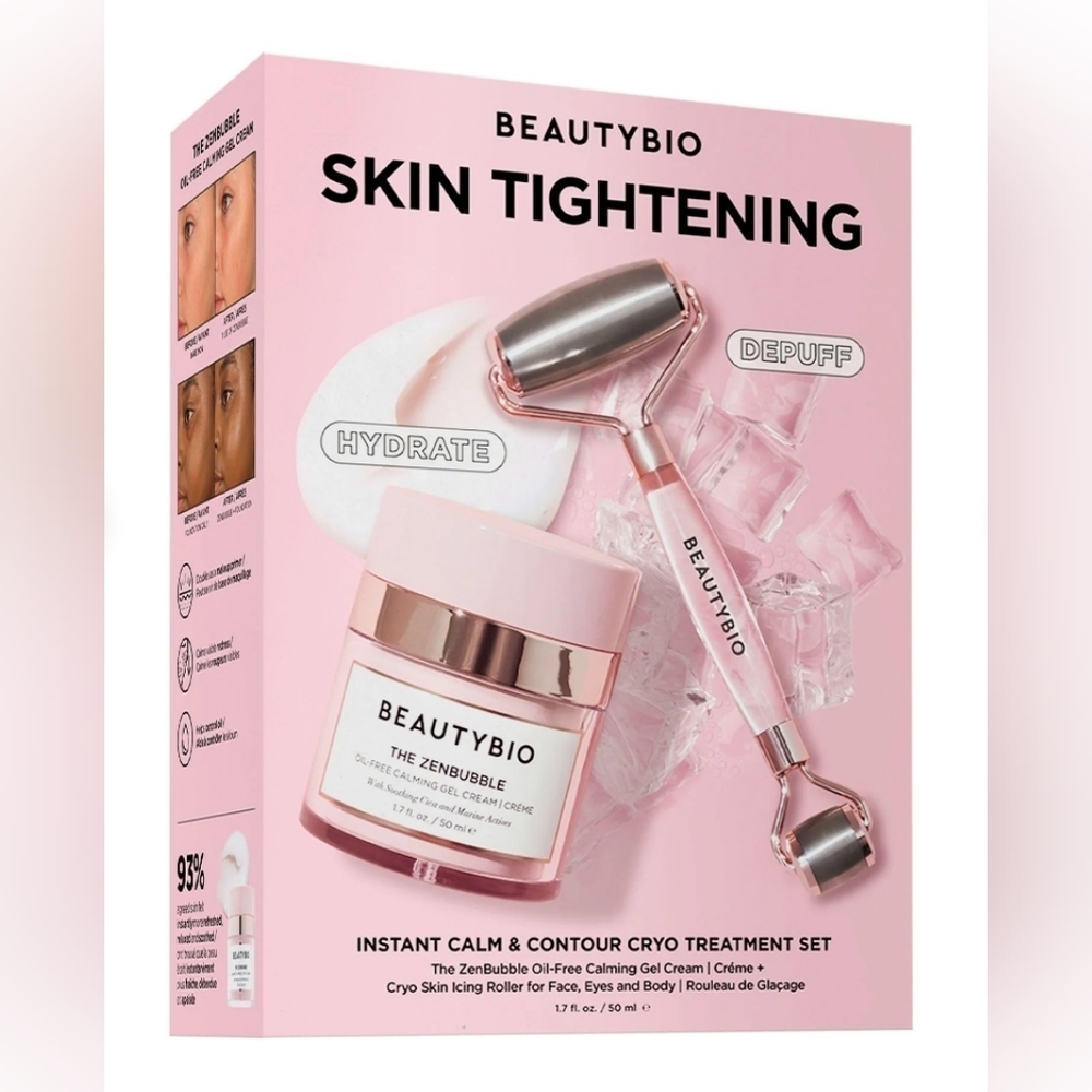 BEAUTYBIO-Skin Tightening Instant Calm & Contour Cryo Treatment Set - NIB